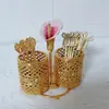 Conjunto de garfo e colher pequeno para casa nórdica, garfo de fruta criativo, colher de café de celebridade da internet, garfo de sobremesa de metal moderno, garfo de bolo