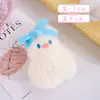 Pato Fofo de Pelúcia com Pingente para Torcer Temporada de Formatura Estudantil Acessório de Decoração para Mochila Chaveiro de Boneca que Aperta para Alívio de Estresse