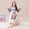 Otoño e Invierno Franela Niñas Pijama Infantil Padre-Hija 2025 Pijama Grueso y Extendido Ropa de Dormir Infantil