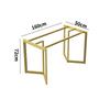 Suporte de Pé de Mesa Simples em Forma de T para Prancha de Rocha Pé de Mesa Pé de Mesa Pé de Mesa Pé de Mesa de Chá Pé de Mesa de Jantar de Metal Pé de Barra