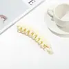 Clip de plátano esmerilado para PC transfronterizo Qiyue, clip vertical, temperamento, cola de caballo alta, artefacto fijo, clip de agarre, horquilla, clip de tiburón, venta al por mayor