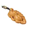 Nueva Sandalia Tallada Hoja Entrega al Día Siguiente Cadena para Teléfono Memoria USB Pendiente para Coche Estilo Llavero Joyería Regalo