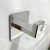 Toallero de acero inoxidable negro de una sola barra de estilo nórdico directo de fábrica, juego de toallero para el hogar, estante de baño