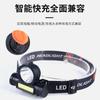 Linterna frontal con batería de larga duración, batería de litio, LED brillante para pesca nocturna, lámpara minera montada en la cabeza, lámpara estilo camping para exteriores, linterna frontal brillante para ciclismo
