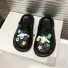 Meninas Usam Tamancos para Uso Externo, Sapatos Fechados DIY para Estudantes e Enfermeiros, Sandálias de Praia Respiráveis, Versáteis para Sair