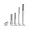Perno hexagonal de acero inoxidable 304 DIN931 de media rosca M22M24M27M30M33 tornillo de cabeza hexagonal de media rosca