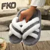 Pantuflas de Piel con Estampado de Leopardo Transfronterizas para Mujer Otoño Nuevo Estilo Francés Suela Plana Cómodas de Celebridad de Internet Hogar Pantuflas de Felpa de Algodón