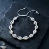 Collar tejido estilo playa hawaiana con estrellas de mar y conchas, simple y único, con cierre de langosta, cadena para la clavícula, suministro mayorista transfronterizo