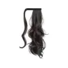 Peluca de Trenzas para Cola de Caballo Baja para Mujeres, Trenzas de Peluca Autoadhesivas de Velcro, Cola de Caballo con Volumen Natural, Aumento de Volumen del Cabello, Peluca de Cola de Caballo Alta