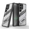 Para Samsung S25Ultra Capa de Celular Battle Shadow S24Ultra Transparente S23Ultra Suporte Capa Protetora Resistente a Quedas