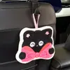 Toalla de coche de dibujos animados linda felpa absorbente de ceniza secado rápido forro polar de coral toalla de coche herramientas de limpieza de coche