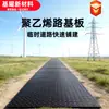Placa Base para Carreteras de Polietileno para Caminos Fangosos, Tablón de Pavimento Temporal Antideslizante y Portante, Placa Base para Carreteras Gruesa y Resistente al Desgaste, Resistente a la Presión para Túneles