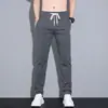 Novas Calças Casuais Primavera Verão para Homens, Corte Reto, Emagrecedoras, Modernas, Versáteis, Calças Longas Esportivas Juvenis, Roupas de Exterior Masculinas