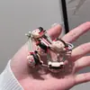 Diadema Hora Estuche de Cuero Banda de Goma Nezha para Atar el Cabello con Soltero Regalo para Estudiante Novia Accesorios Bonitos para el Cabello Tocado