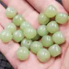 Joias Miçangas Espalhadas Jade Dongling Imitação Miçangas Cilindricas Miçangas Espalhadas Verde Fruta Passepartout Miçangas Espalhadas Pulseira Colar Acessórios Miçangas