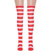 13 cores Meias listradas europeias e americanas de Halloween para mulheres comércio exterior Meias altas sexy de Natal para mulheres