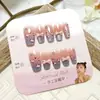 Adesivos para Unhas Olho de Gato com Diamantes e Laço, Unhas Leopardadas Sal Marinho Feitas à Mão, 10 Peças de Manicure Francesa Popular do Douyin