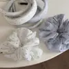 Nuevo Anillo para el Cabello de Rayas a Cuadros con Remaches Brillantes Cuerda para el Cabello de Moda Dulce Banda para el Cabello Bola Atada Accesorios para el Cabello