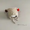 Bonito Sombrero de Bebé de Dibujos Animados Estilo Otoño e Invierno para Niños y Niñas Sombrero de Lana Tejido para Niños para Mantener Caliente y a Prueba de Viento al Salir y Proteger los Oídos