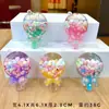 Chaveiro ornamento de doce palito de queijo garrafa de líquido flutuante decoração DIY pequeno brinquedo garrafa de areia movediça pingente de pirulito