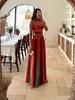 2025 Nuevo Vestido Casual Sexy Elegante de Moda para Vacaciones y Viajes para Mujer con Degradado Sexy