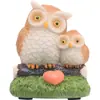 Presente Criativo Pastoral Coruja Coelho Fofo Decoração de Mesa para Casa Pequenos Enfeites Animal de Resina Suporte para Celular