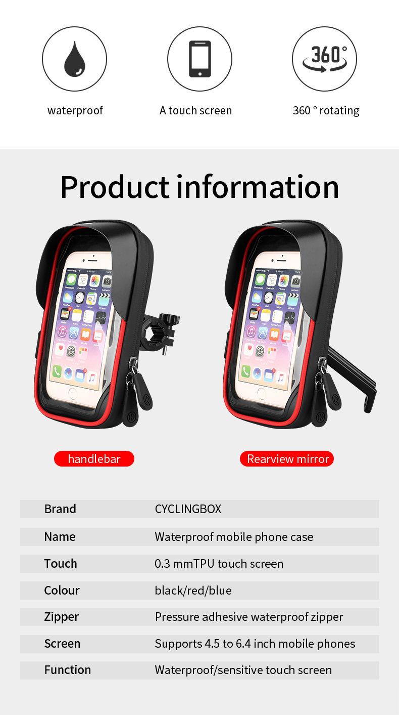 CYCLINGBOX Waterproof mobile p