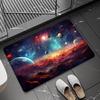 Tapete de chão de lama de diatomácea Color Galaxy tapete de porta tapete absorvente antiderrapante carpete atacado tapete de porta de banheiro 3D