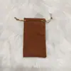 Bolsa de flanela para joias Wen Play, bolsa para joias de jade, bolsa para guardar cintos, bolsa de tecido não tecido prensado a quente com cordão.