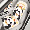 Cojín para Asiento de Coche Verano Seda de Hielo Funda para Asiento Casual Dibujos Animados Cojín de Asiento de Medio Paquete Cuadros Antideslizante Transpirable Cojín para Asiento Trasero