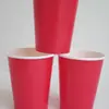 Taza de Papel Desechable Engrosada y Endurecida Antiescaldaduras Tapa Dura Hogar Comercial Oficina Taza de Té Caja Completa Venta al por Mayor