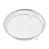 Freidora de Aire Multifuncional Acero Inoxidable 304 Accesorios Especiales Rejilla para Asar Rejilla para Cocinar al Vapor Rejilla para Deshidratación Apilable de Múltiples Capas Rejilla con Filtro