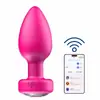 Plug Vibratório Yuyue Amor Profundo - Versão APP Plug Anal Massageador Brinquedo Sexual Adulto Controle Remoto Plug Anal Feminino Transfronteiriço