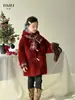 Ropa de Abrigo de Invierno para Niñas Yojia 2025 Estilo Nuevo Ropa de Abrigo de Lana para Niña de Año Nuevo Ropa de Invierno Gruesa y Cálida para Niños