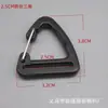 Suministro en stock Gancho de alambre triangular de 2,5 cm Gancho de escalada Gancho de alambre de acero POM Gancho triangular de 3,8 cm