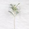 Hojas Artificiales de Oreja de Oveja Estilo Nórdico con Textura Similar al Pelo de Planta, Hojas de Planta Decorativas para Arreglos Florales, Decoración de Sala de Estar, Hojas Artificiales de Oreja de Conejo de 2 Ramas