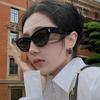 Nueva Celebridad de Internet Mismo Estilo Gafas de Sol Retro Ojo de Gato para Mujer Modernas Ins Distintivas Sesión de Fotos Callejera Marco Pequeño Gafas de Sol Color Jalea