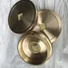 Tapa de inspección de cobre puro DN50 75 100 160 tipo socket roscado accesorios para tubería de drenaje tapa de inspección roscada para piso