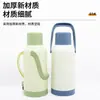 Bolsa de água quente dormitório estudantil casa garrafa de isolamento garrafa de água quente revestimento interno de vidro concha externa de plástico grande capacidade 3,2 litros
