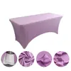 Capa de Mesa Impermeável Mais Vendida na Amazon Transfronteiriça 1,2m Respirável Hotel Restaurante Banquete Toalha de Mesa Elástica Espessada