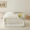 Colcha de fibra de maíz Clase A, colcha de aire acondicionado, colcha de verano, colcha fina, colcha para todas las estaciones, algodón tejido, engrosada, colcha de algodón para otoño e invierno, ligera