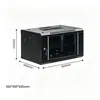 Gabinete de Servidor de Montaje en Pared 6U 9U 12U Multifuncional Gabinete de Bajo Voltaje para Interruptor de Monitoreo Acero Laminado en Frío Gabinete de Montaje en Pared