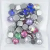 Broca de garra redonda para costura à mão de satélite, garra em forma de D, garra com duas orelhas, broca de garra, acessórios de vestuário DIY, materiais de casamento feitos à mão