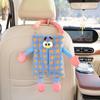 Porta Pañuelos para Respaldo de Asiento de Coche Caja de Pañuelos Divertida para Coche Colgante Monstruo de Dibujos Animados Decoración Interior de Coche