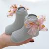 Calcetines de Encaje para Niñas de 0 a 3 Años Calcetines para Niños de Primavera, Otoño y Verano Lazo Calcetines de Princesa para Bebé Lindos Calcetines para Niñas Transfronterizos