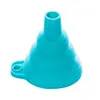 Funil de Silicone Colorido Retrátil Mini Portátil Dobrável Funil de Óleo Armazenamento por Compressão Utensílios de Cozinha Funil de Silicone
