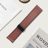 Adecuado para Huawei Gt5 Correa de Reloj de Cuero con Patrón de Caballo Loco Correa Magnética de Silicona Xiaomi S4 Samsung Watch6 Reloj