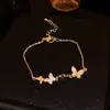 Pulseira Geométrica de Zircônia Levemente Luxuosa e de Alta Qualidade para Mulheres, Pulseira Transfronteiriça Fashion e Versátil, Joias para o Dia dos Namorados Chinês, Atacado de Acessórios Yiwu