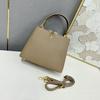Bolsa de Mão Feminina Transfronteiriça de Comércio Exterior com Padrão Cascalho Feita à Mão Bolsa Princesa Diana Bolsa de Jantar Bolsa Transversal de Ombro Único