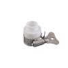Conector universal de 8 garras pistola de água para lavagem de carro mangueira de água de jardim ferramenta para torneira 4/6 conector rápido abraçadeira de aço para garganta